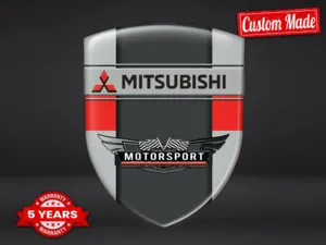 Mitsubishi Decalcomanie Lunotto Furgoni Lusso Universale Moderni